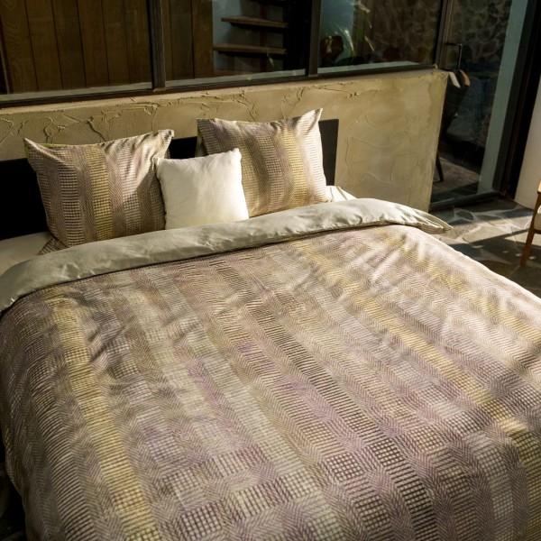 Kayori Kayori Dekbedovertrek Nezu Katoensatijn - Groen