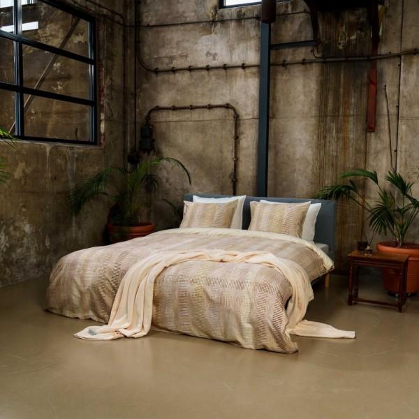 Kayori Kayori Dekbedovertrek Nezu Katoensatijn - Zand