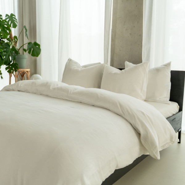 Kayori Kayori Dekbedovertrek Nikaya Washed Tencel - Offwhite