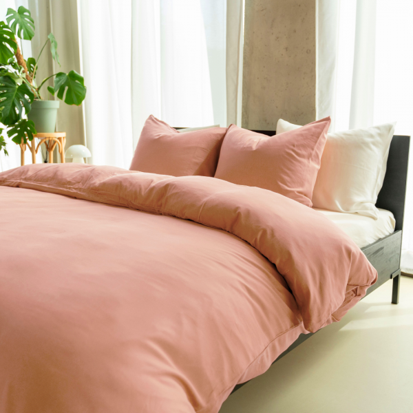 Kayori Kayori Dekbedovertrek Nikaya Washed Tencel - Oudroze