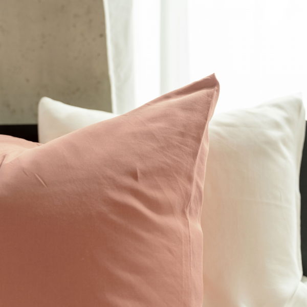 kayori Kayori dekbedovertrek Nikaya Washed Tencel - Oudroze