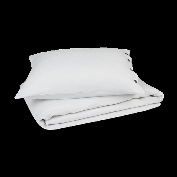 kayori Kayori Dekbedovertrek Nikko Linnen - Zilvergrijs