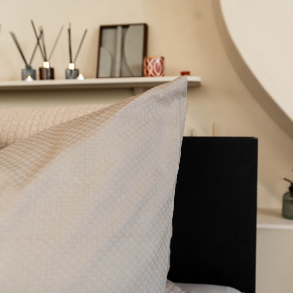 Kayori Kayori Dekbedovertrek Otsu Katoensatijn - Zand