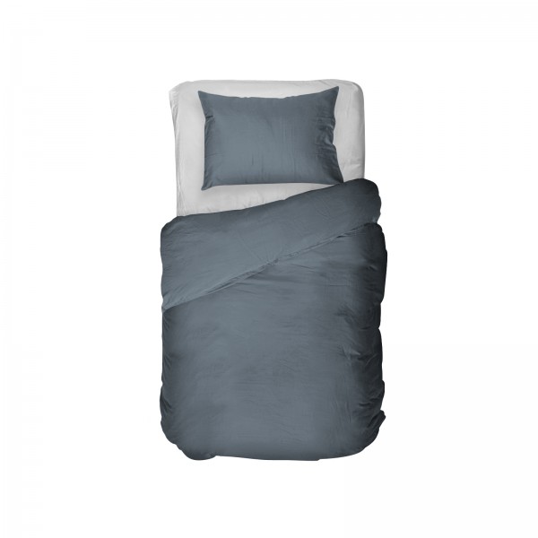 kayori Kayori dekbedovertrek Saya Katoensatijn - Denim