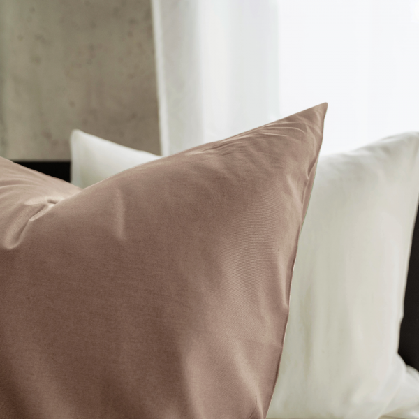 Kayori Kayori Dekbedovertrek Saya Katoensatijn - Mokka