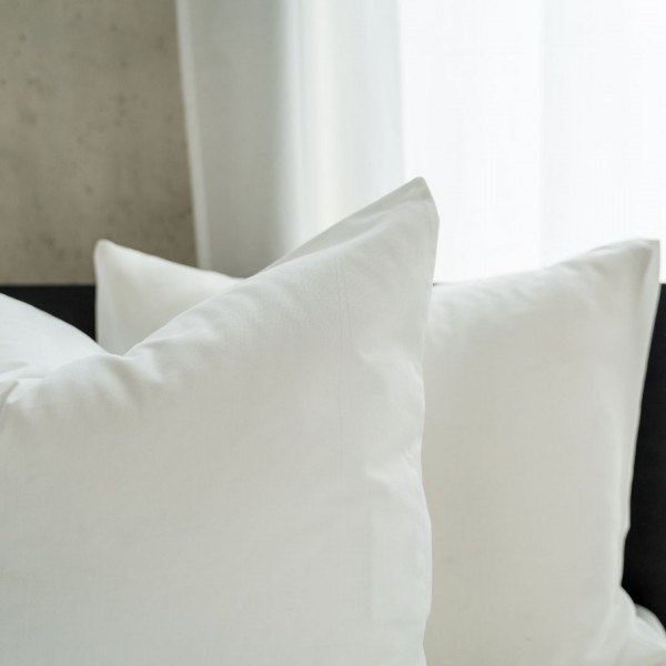 Kayori Kayori Dekbedovertrek Senju Katoensatijn - Wit