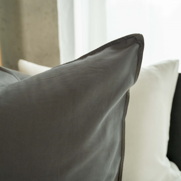 kayori Edo Kussensloop 2 stuks 60x70 - Antracite