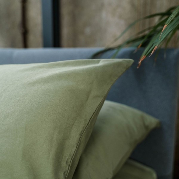 kayori Edo Kussensloop 2 stuks 60x70 - Olijfgroen