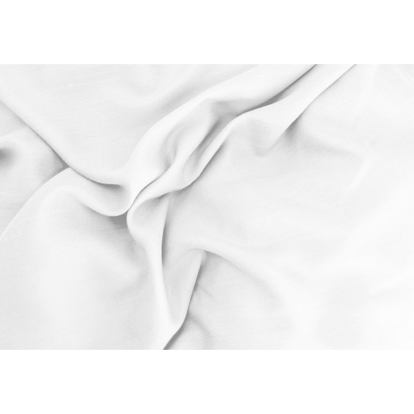 Kayori Kayori Emma Topper Hoeslaken Katoensatijn - Wit