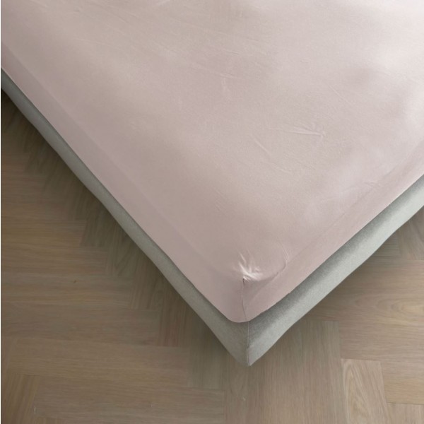 Kayori Kayori Emma Topper Hoeslaken Katoensatijn - Zilvergrijs