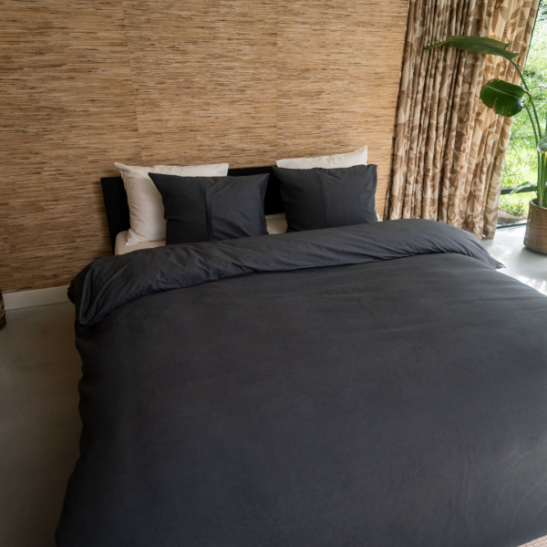 Kayori Kayori Erimo Dekbedovertrek Katoen - Antracite