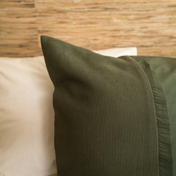 Kayori Kayori Erimo Dekbedovertrek Katoen - Donkergroen