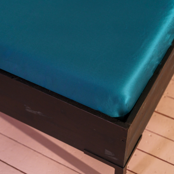 kayori Kayori Giza Hoeslaken Egyptisch Satijn - Petrol