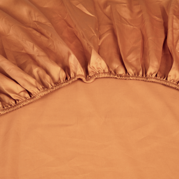 Kayori Kayori Giza Topper Hoeslaken Egyptisch Satijn - Brons