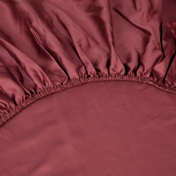 Kayori Kayori Giza Topper Hoeslaken Egyptisch Satijn - Rood