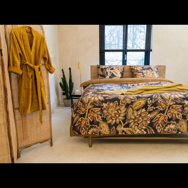 Kayori Kayori Isao - Dekbedovertrek - Pima Katoensatijn - Goud