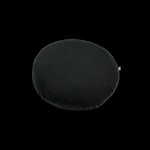 kayori Kayori Izakaya Sloop rond Washed Tencel 55cm - Zwart