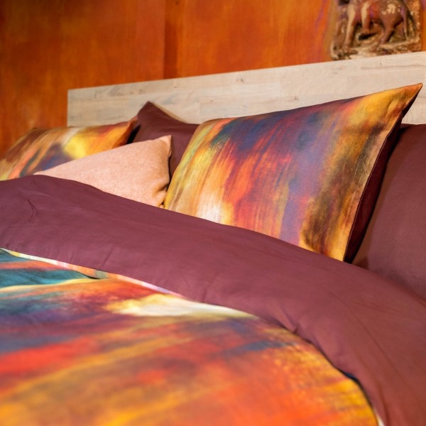 Kayori Kayori Jobu - Dekbedovertrek - Pima Katoensatijn - Goud