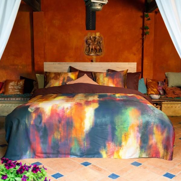 kayori Kayori Jobu - Dekbedovertrek - Pima Katoensatijn - Goud