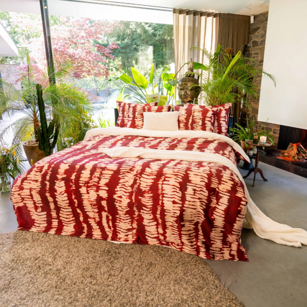 kayori Kayori Chikuma dekbedovertrek - Rood