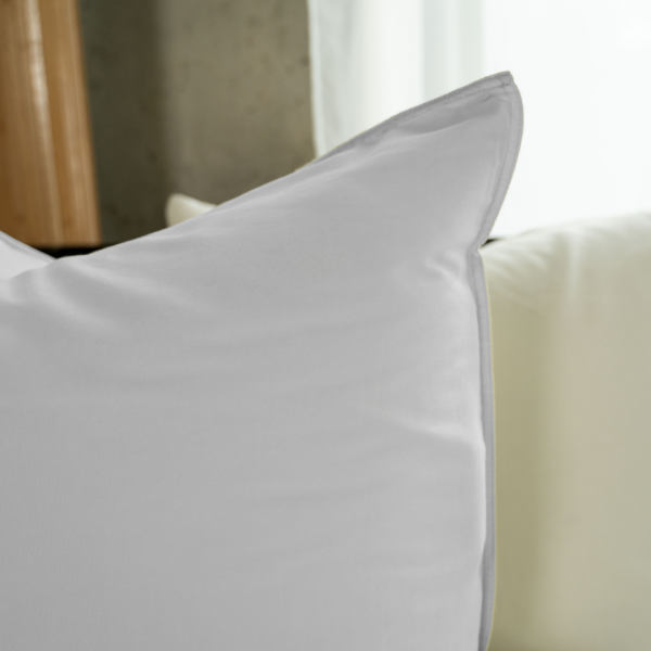 Kayori Kayori Dekbedovertrek Edo Katoensatijn - Wit