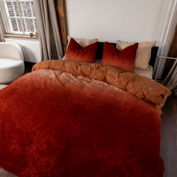 Kayori Kayori Dekbedovertrek Gassho Flanel - Terra