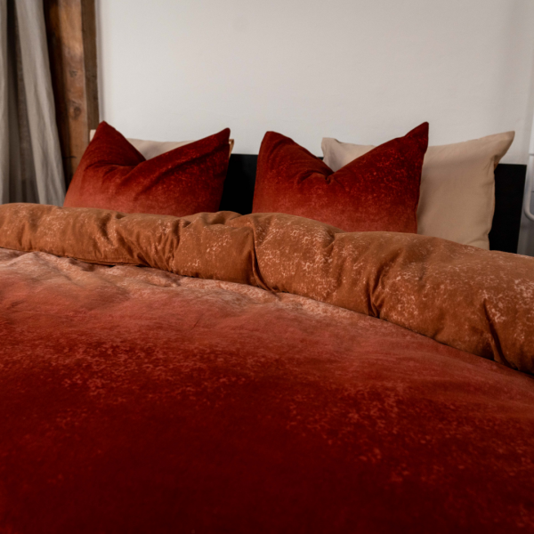 Kayori Kayori Dekbedovertrek Gassho Flanel - Terra