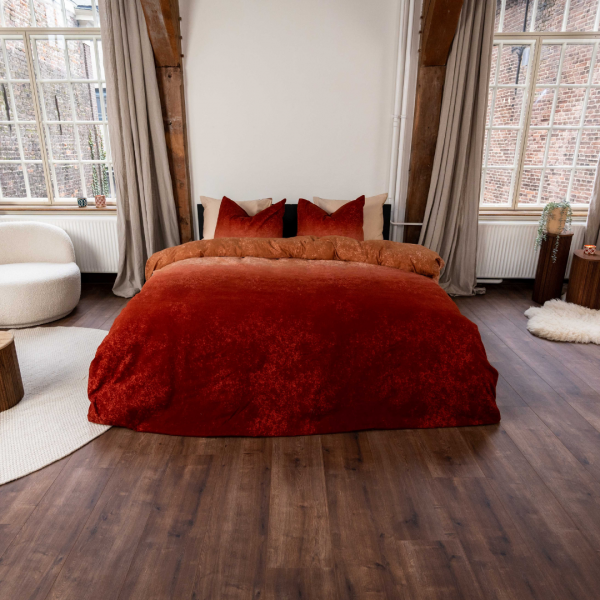 kayori Kayori dekbedovertrek Gassho Flanel - Terra