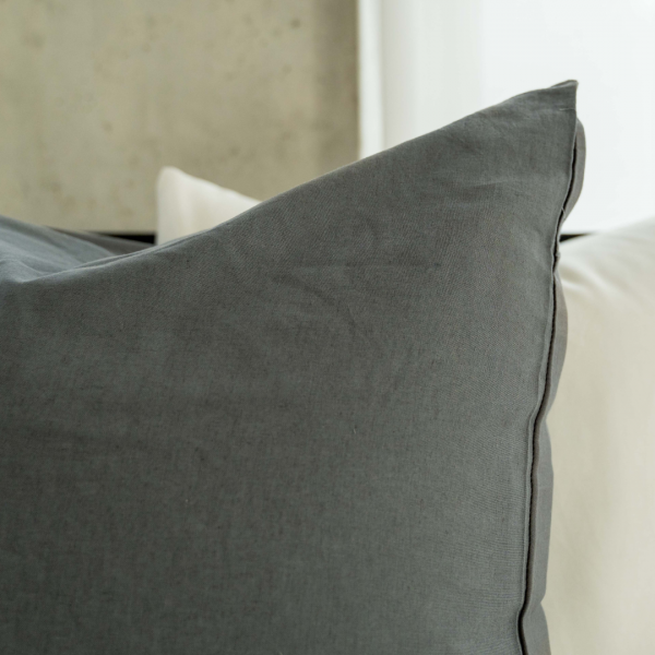 Kayori Kayori Dekbedovertrek Ine Linnen - Antracite