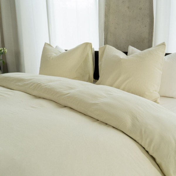 Kayori Kayori Dekbedovertrek Ine Linnen - Champagne