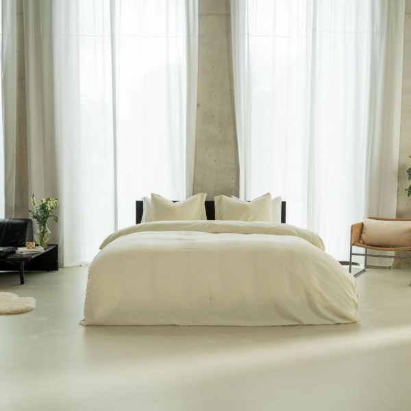 Kayori Kayori Dekbedovertrek Ine Linnen - Champagne