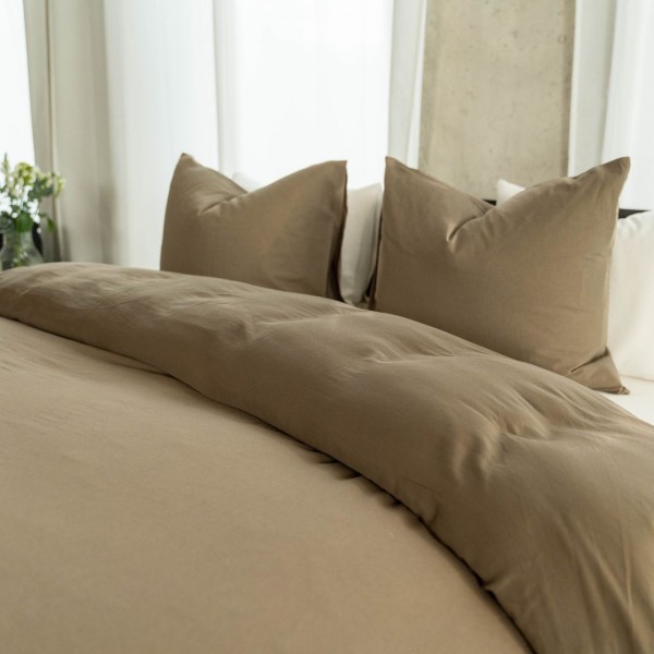 Kayori Kayori Dekbedovertrek Ine Linnen - Khaki