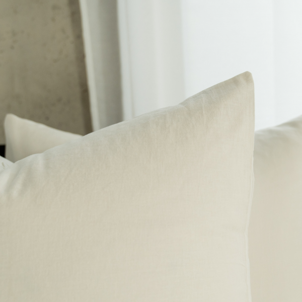 Kayori Kayori Dekbedovertrek Ine Linnen - Wit