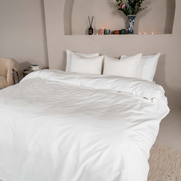 Kayori Kayori Dekbedovertrek Kai Washed Katoen - Wit