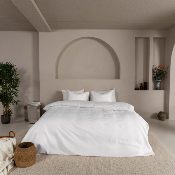 Kayori Kayori Dekbedovertrek Kiso Tencel - Wit