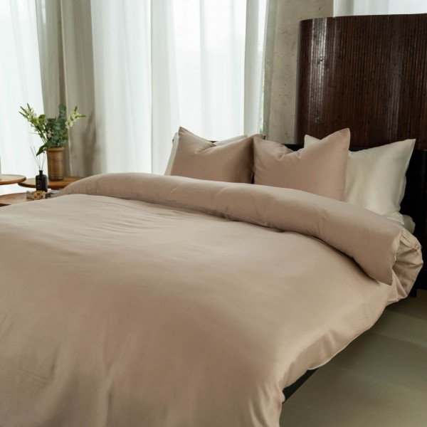 Kayori Kayori Dekbedovertrek Kiyo Tencel© - Taupe