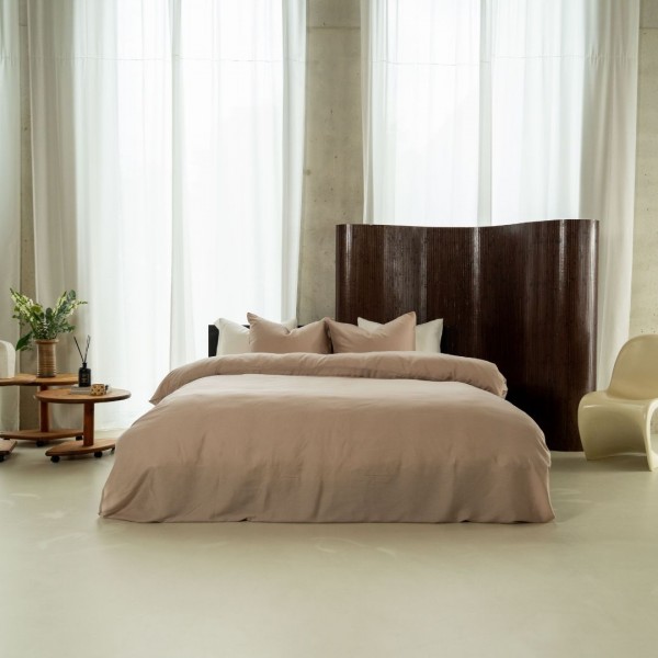 kayori Kayori dekbedovertrek Kiyo Tencel© - Taupe