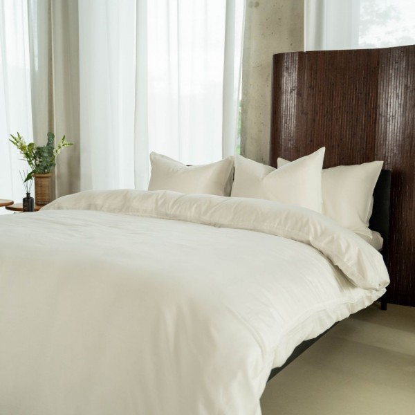 Kayori Kayori Dekbedovertrek Kiyo Tencel© - Wit