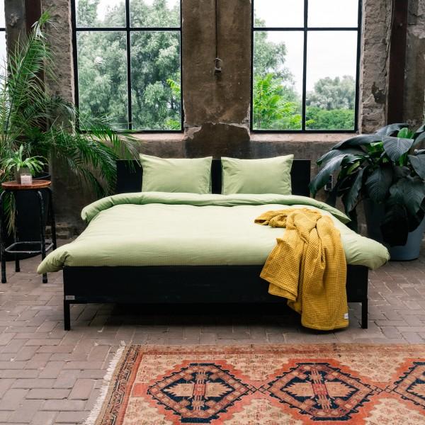 kayori Kayori Dekbedovertrek Onno Waffle - Khaki