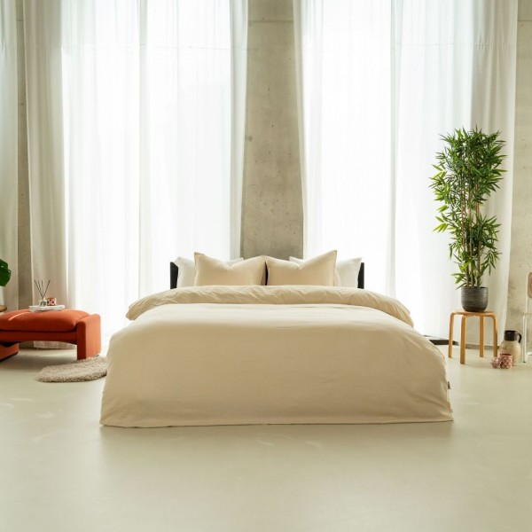 kayori Kayori dekbedovertrek Watari Linnen - Naturel