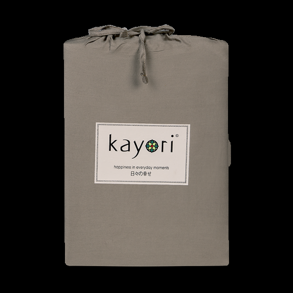 Kayori Kayori Edo Hoeslaken Katoensatijn - Khaki