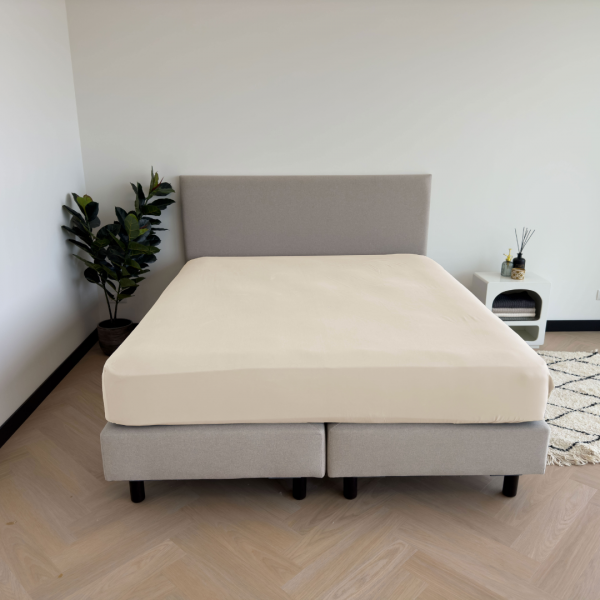 Kayori Kayori Emma Hoeslaken Katoensatijn - Offwhite