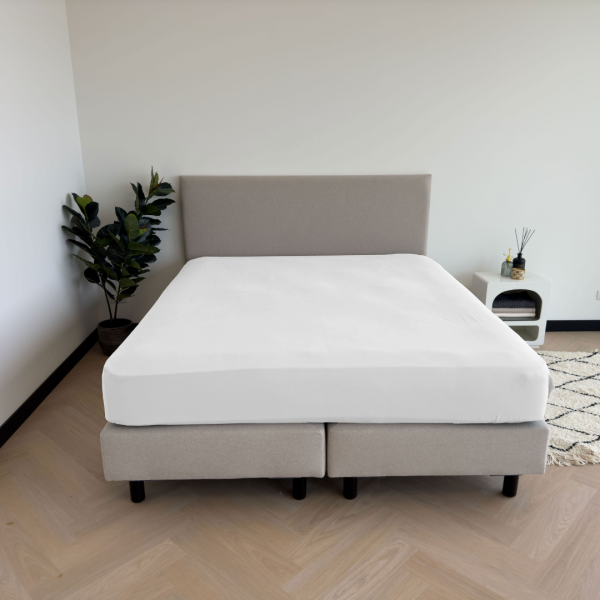 Kayori Kayori Emma Hoeslaken Katoensatijn - Wit