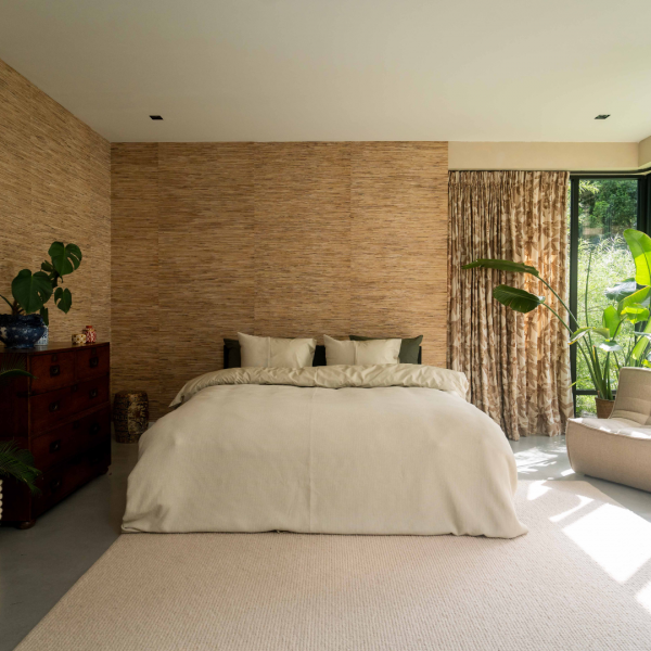 Kayori Kayori Erimo Dekbedovertrek Katoen - Zand