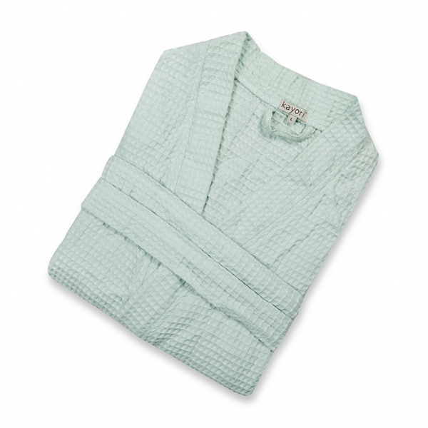 Kayori Kayori Geisha Badjas Wafel - Mintgroen