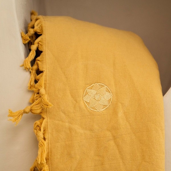 Kayori Kayori Home Spa Hammamdoek 100x180 - Geel