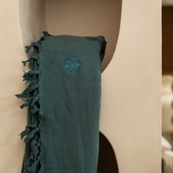 kayori Kayori Home Spa Hammamdoek 100x180 - Petrol