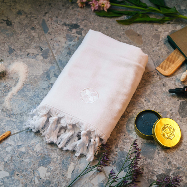 kayori Kayori Home Spa Hammamdoek 100x180 - Wit