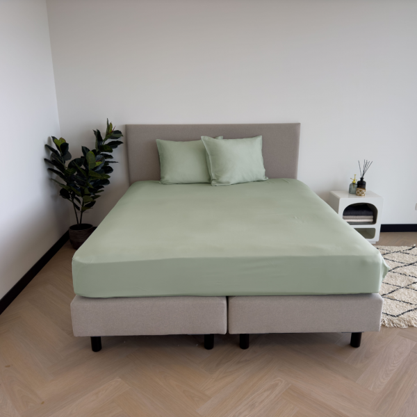 kayori Kayori Kiyo hoeslaken Tencel - Saliegroen