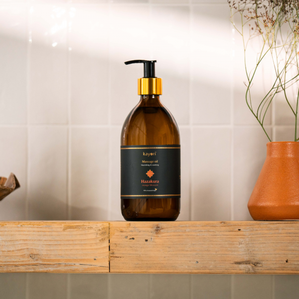 Kayori Kayori - Massageolie - 500ml - Hazakura